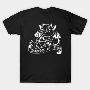 Hoarder of Dice Dragon Print T-Shirt